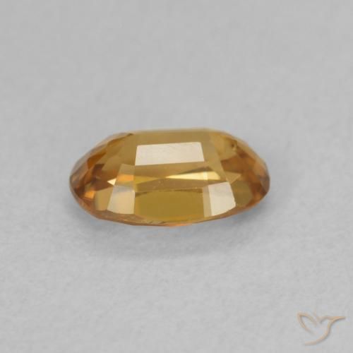 Zircon Gemstone in 6 x 4 mm (calibrated) Size for Sale, Zircon Stone in Golden-Brown Color
