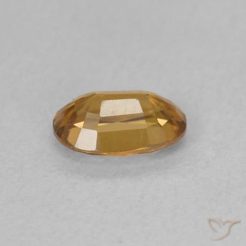 Zircon Gemstone in 6 x 4 mm (calibrated) Size for Sale, Zircon Stone in Golden-Brown Color