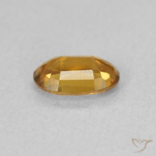 Zircon Gemstone in 6 x 4 mm (calibrated) Size for Sale, Zircon Stone in Medium Orange Color