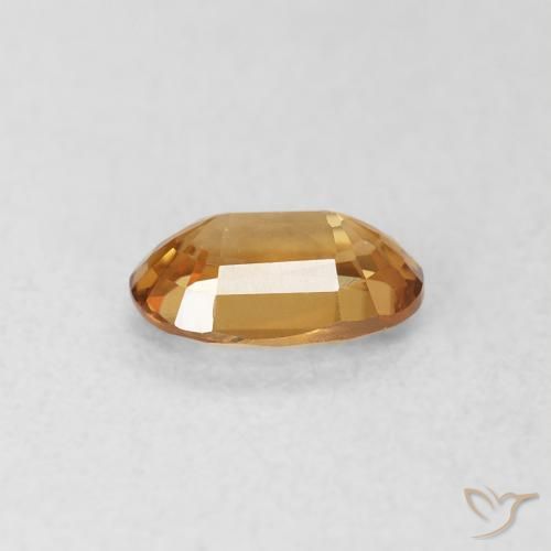 Zircon Gemstone in 6 x 4 mm (calibrated) Size for Sale, Zircon Stone in Golden-Brown Color
