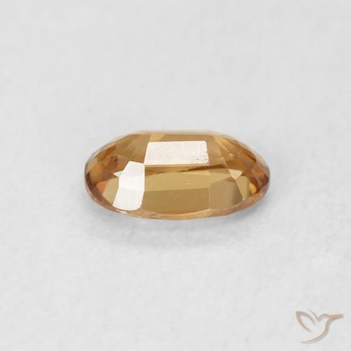 Zircon Gemstone in 6 x 4 mm (calibrated) Size for Sale, Zircon Stone in Rust Orange Color