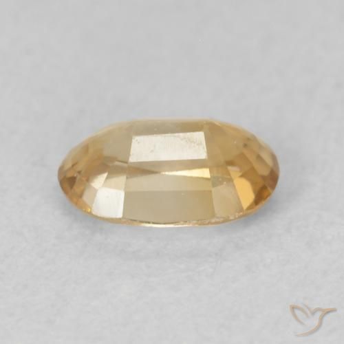 Zircon Gemstone in 6 x 4 mm (calibrated) Size for Sale, Zircon Stone in Gold Color