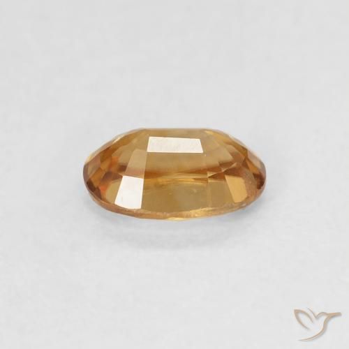 Zircon Gemstone in 6 x 4 mm (calibrated) Size for Sale, Zircon Stone in Medium Orange Color
