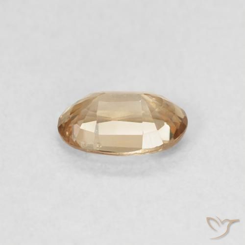 Zircon Gemstone in 6 x 4 mm (calibrated) Size for Sale, Zircon Stone in Gold Color