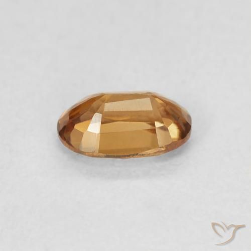 Zircon Gemstone in 6 x 4 mm (calibrated) Size for Sale, Zircon Stone in Golden-Brown Color