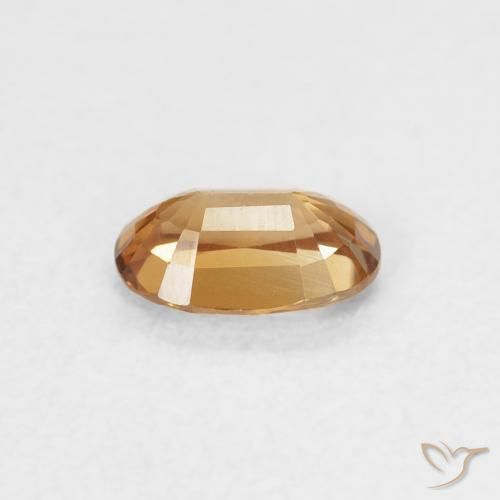 Zircon Gemstone in 6 x 4 mm (calibrated) Size for Sale, Zircon Stone in Rust Orange Color