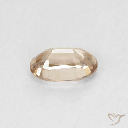 Zircon Gemstone in 6 x 4 mm (calibrated) Size for Sale, Zircon Stone in Light Yellow Color