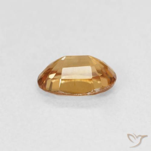 Zircon Gemstone in 6 x 4 mm (calibrated) Size for Sale, Zircon Stone in Medium Orange Color