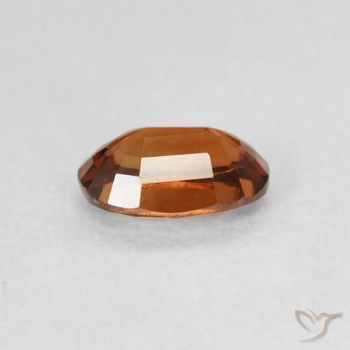 Zircon Gemstone in 6 x 4 mm (calibrated) Size for Sale, Zircon Stone in Amber Orange Color