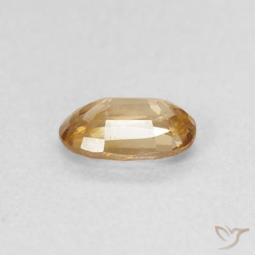 Zircon Gemstone in 6 x 4 mm (calibrated) Size for Sale, Zircon Stone in Gold Color