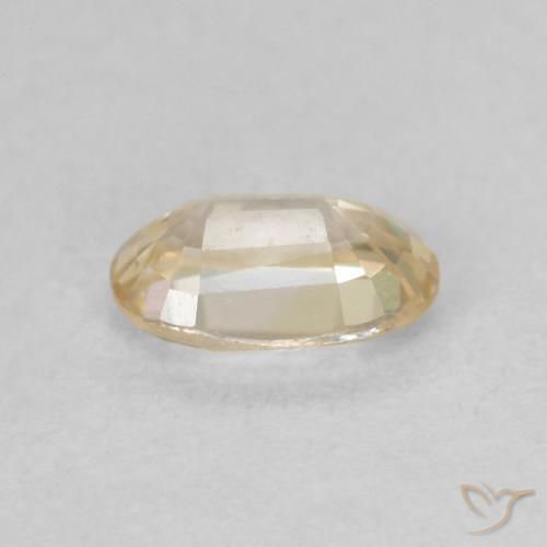 Zircon Gemstone in 6 x 4 mm (calibrated) Size for Sale, Zircon Stone in Light Yellow Color