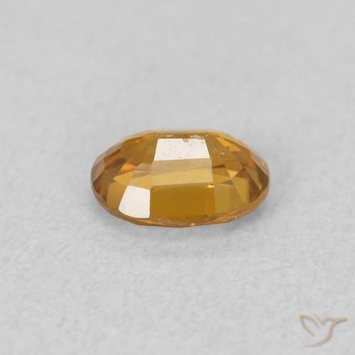 Zircon Gemstone in 5.2 x 4 mm Size for Sale, Zircon Stone in Golden-Brown Color