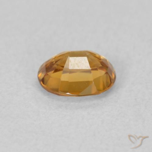 Zircon Gemstone in 5.9 x 4.9 mm Size for Sale, Zircon Stone in Golden-Brown Color
