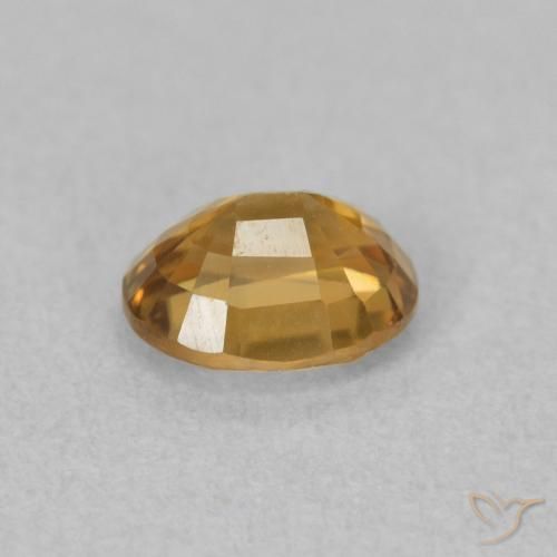 Zircon Gemstone in 5.9 x 4.8 mm Size for Sale, Zircon Stone in Golden-Brown Color