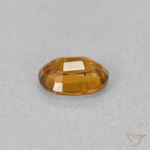 Zircon Gemstone in 5.2 x 4 mm Size for Sale, Zircon Stone in Brownish Orange Color