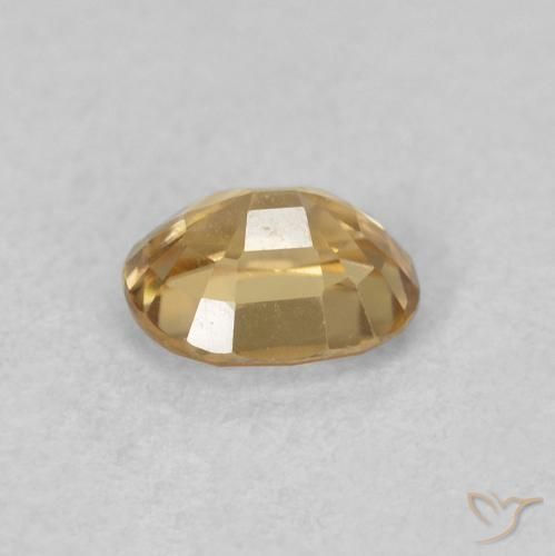 Zircon Gemstone in 5 x 4 mm (calibrated) Size for Sale, Zircon Stone in champagne Color