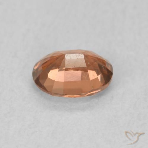 Zircon Gemstone in 5 x 4 mm (calibrated) Size for Sale, Zircon Stone in Light Orange Color