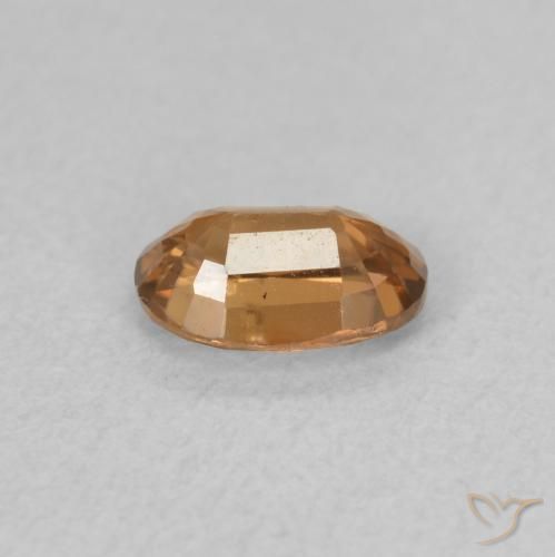 Zircon Gemstone in 6 x 4 mm (calibrated) Size for Sale, Zircon Stone in Medium Orange Color