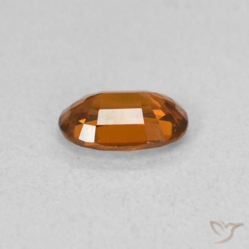Zircon Gemstone in 6 x 4 mm (calibrated) Size for Sale, Zircon Stone in Reddish Orange Color