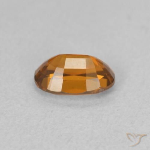 Zircon Gemstone in 6 x 4 mm (calibrated) Size for Sale, Zircon Stone in Medium Orange Color