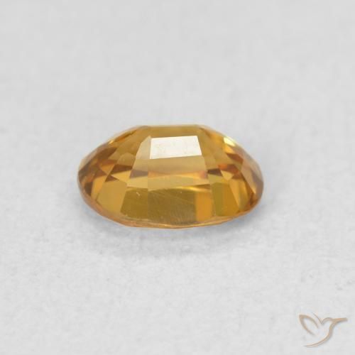 Zircon Gemstone in 5.2 x 4 mm Size for Sale, Zircon Stone in Gold Color
