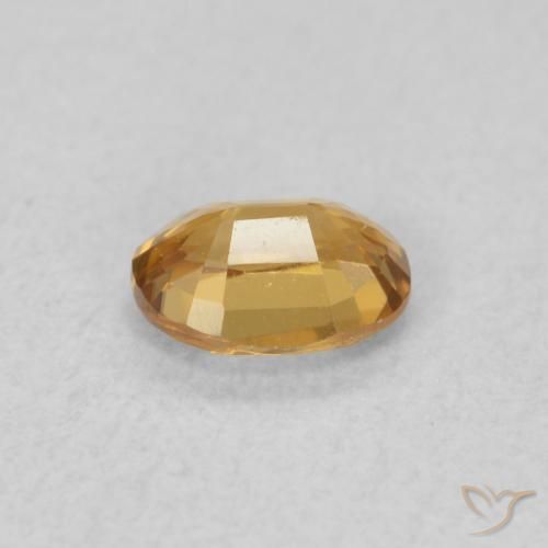 Zircon Gemstone in 5.2 x 4 mm Size for Sale, Zircon Stone in Golden-Brown Color