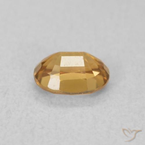 Zircon Gemstone in 5.2 x 4 mm Size for Sale, Zircon Stone in Medium Orange Color