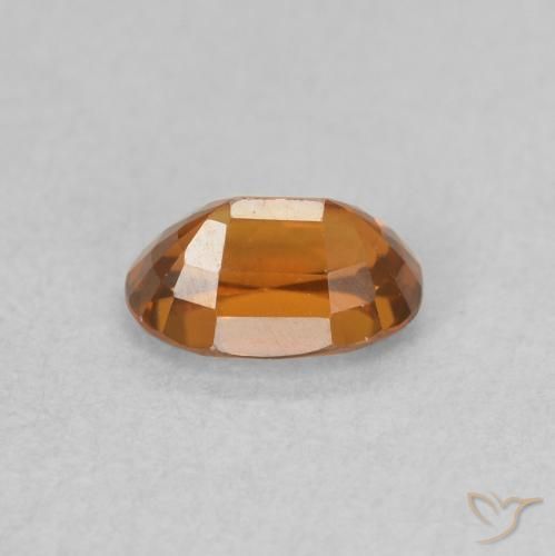 Zircon Gemstone in 6 x 4 mm (calibrated) Size for Sale, Zircon Stone in Fire Orange Color