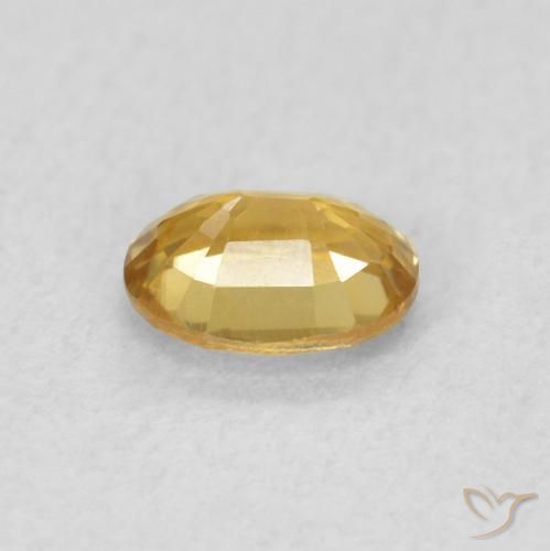 Zircon Gemstone in 5 x 4 mm (calibrated) Size for Sale, Zircon Stone in Golden Color