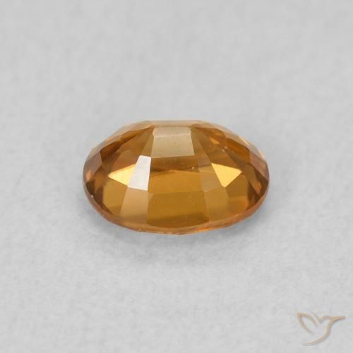 Zircon Gemstone in 5 x 4 mm (calibrated) Size for Sale, Zircon Stone in Golden-Brown Color