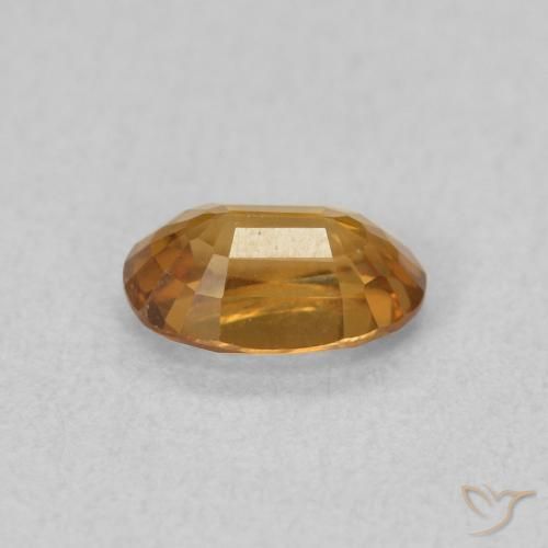 Zircon Gemstone in 6 x 4 mm (calibrated) Size for Sale, Zircon Stone in Rust Orange Color