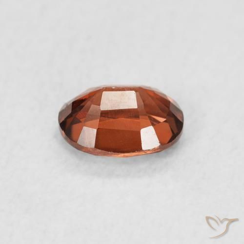 Zircon Gemstone in 5.3 x 4.1 mm Size for Sale, Zircon Stone in Fire Orange Color