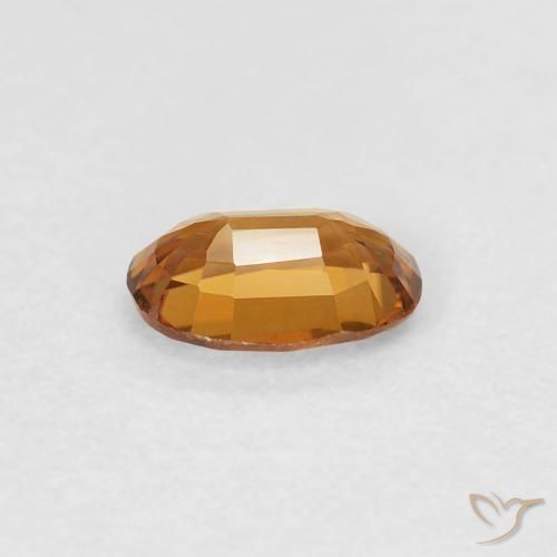 Zircon Gemstone in 6 x 4 mm (calibrated) Size for Sale, Zircon Stone in Orange Brown Color