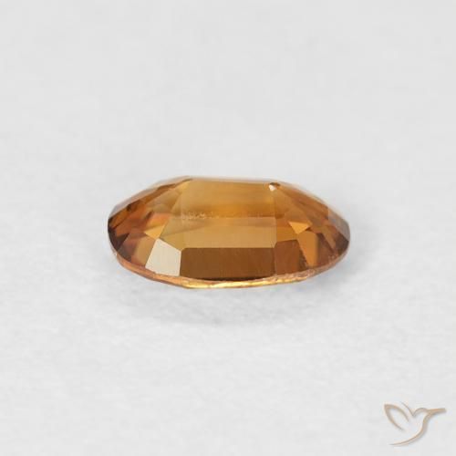 Zircon Gemstone in 6 x 4 mm (calibrated) Size for Sale, Zircon Stone in Orange Brown Color