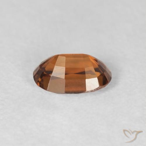 Zircon Gemstone in 6 x 4 mm (calibrated) Size for Sale, Zircon Stone in Medium Orange Color