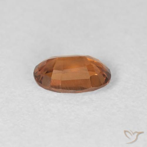 Zircon Gemstone in 6 x 4 mm (calibrated) Size for Sale, Zircon Stone in Earth Orange Color