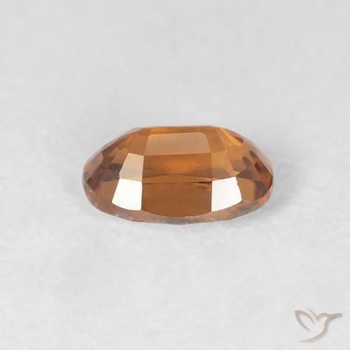 Zircon Gemstone in 6 x 4 mm (calibrated) Size for Sale, Zircon Stone in Medium Orange Color