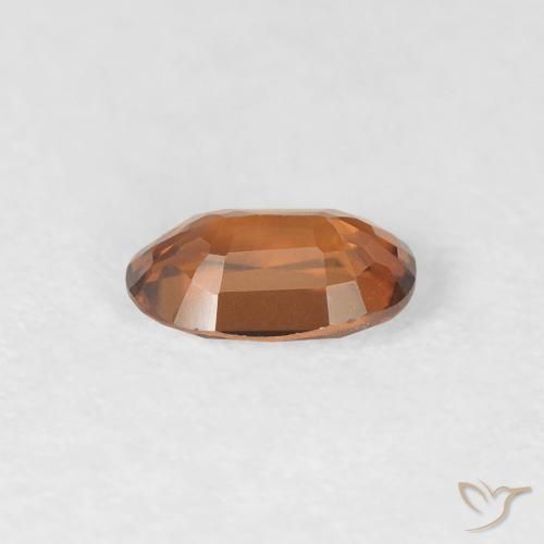 Zircon Gemstone in 6 x 4 mm (calibrated) Size for Sale, Zircon Stone in Medium Orange Color