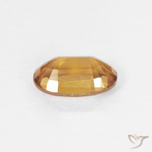 Zircon Gemstone in 6 x 4 mm (calibrated) Size for Sale, Zircon Stone in Medium Orange Color