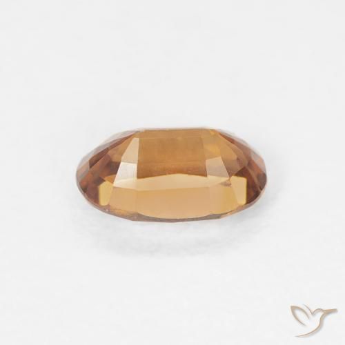 Zircon Gemstone in 6 x 4 mm (calibrated) Size for Sale, Zircon Stone in Medium Orange Color