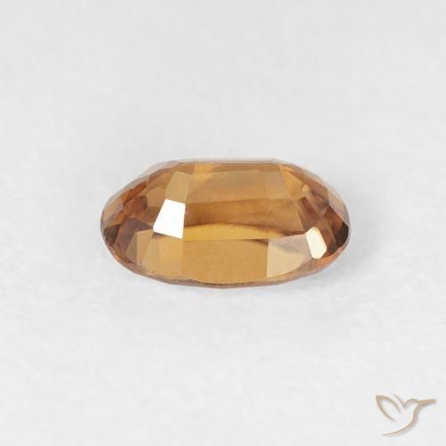 Zircon Gemstone in 6 x 4 mm (calibrated) Size for Sale, Zircon Stone in Orange Brown Color