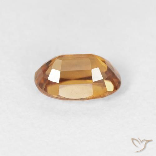 Zircon Gemstone in 6 x 4 mm (calibrated) Size for Sale, Zircon Stone in Orange Brown Color