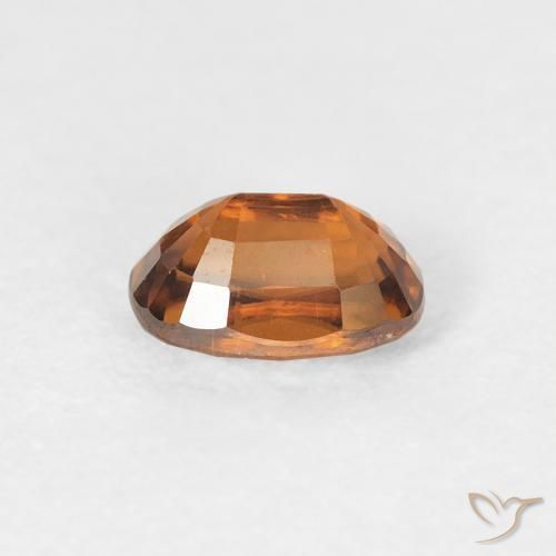 Zircon Gemstone in 6 x 4 mm (calibrated) Size for Sale, Zircon Stone in Earth Orange Color