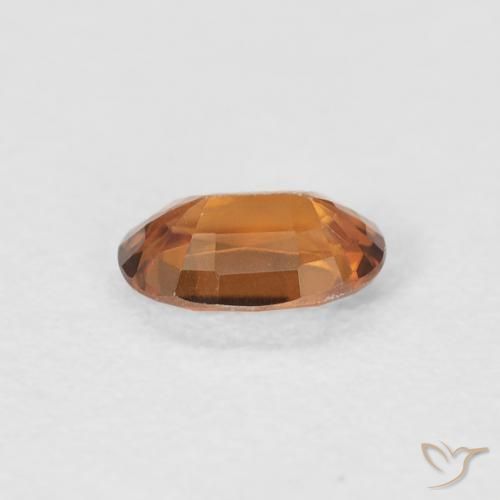 Zircon Gemstone in 6 x 4 mm (calibrated) Size for Sale, Zircon Stone in Earth Orange Color