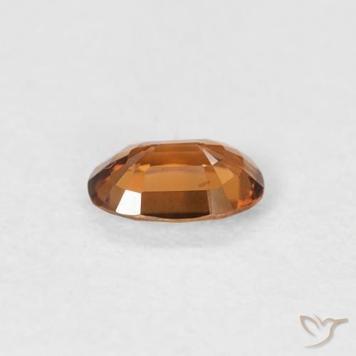 Zircon Gemstone in 5.6 x 3.9 mm Size for Sale, Zircon Stone in Brownish Orange Color