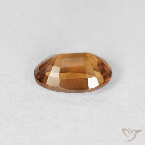 Zircon Gemstone in 6 x 4 mm (calibrated) Size for Sale, Zircon Stone in Orange Brown Color