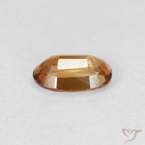 Zircon Gemstone in 6 x 4 mm (calibrated) Size for Sale, Zircon Stone in Medium Orange Color