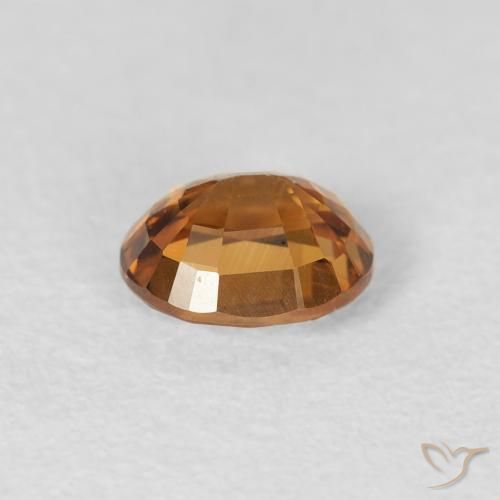 0.94ct Natural Medium Orange Zircon, Oval, VS 0.94ct Natural Medium Orange Zircon, Oval, VS