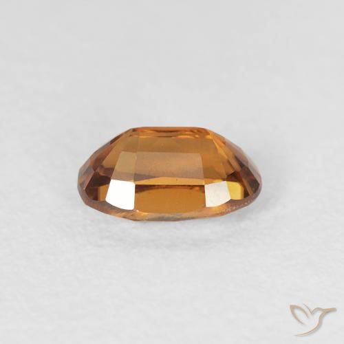 Zircon Gemstone in 6 x 4 mm (calibrated) Size for Sale, Zircon Stone in Earth Orange Color