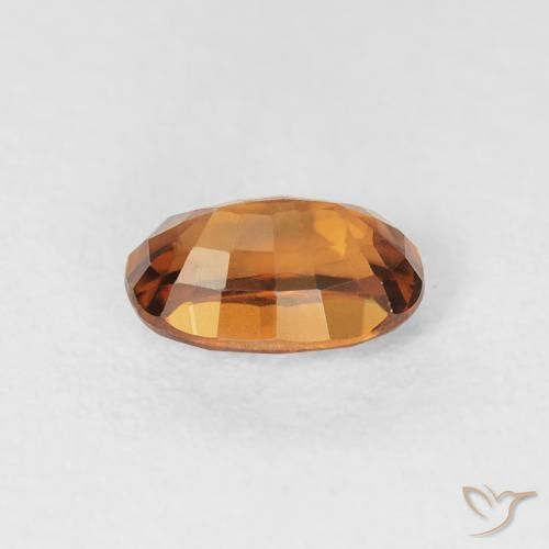 Zircon Gemstone in 6 x 4 mm (calibrated) Size for Sale, Zircon Stone in Medium Orange Color